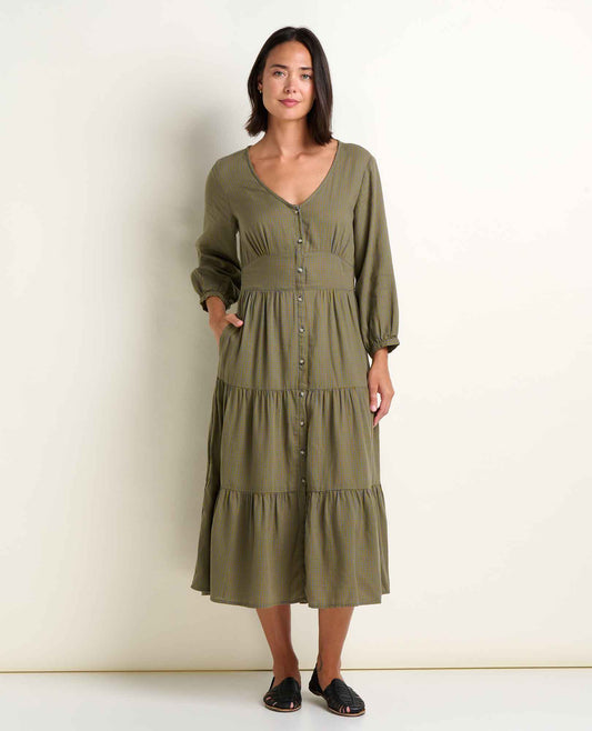 Manzana Tiered Midi Dress  | Toad&Co Women