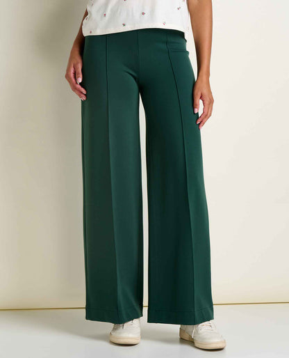 Mason St. Ponte Wide Leg Pant Cilantro | Toad&Co Women