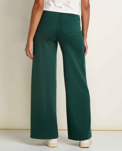 Mason St. Ponte Wide Leg Pant Cilantro | Toad&Co Women