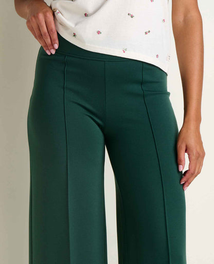 Mason St. Ponte Wide Leg Pant Cilantro | Toad&Co Women