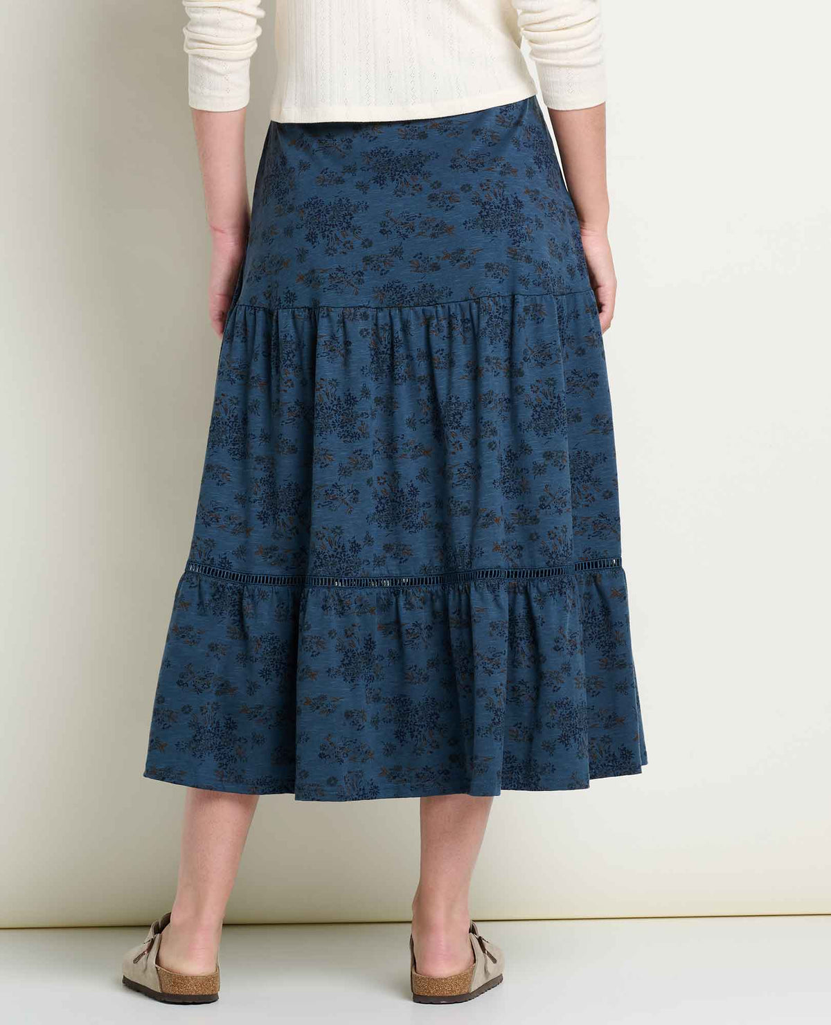 Marigold Tiered Midi Skirt - Soft, Stretchy, and Eco-Friendly  | Toad&Co Women