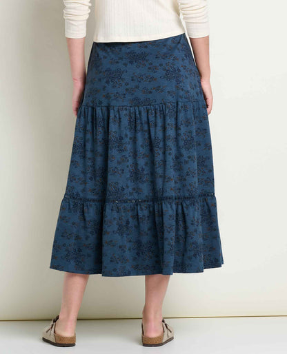Marigold Tiered Midi Skirt - Soft, Stretchy, and Eco-Friendly  | Toad&Co Women