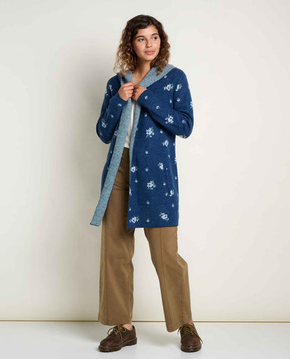 Heartfelt Merino Wool Open Front Cardigan Hoodie  | Toad&Co Women