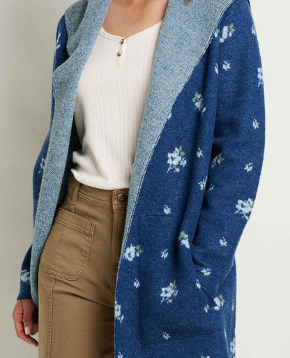 Heartfelt Merino Wool Open Front Cardigan Hoodie  | Toad&Co Women