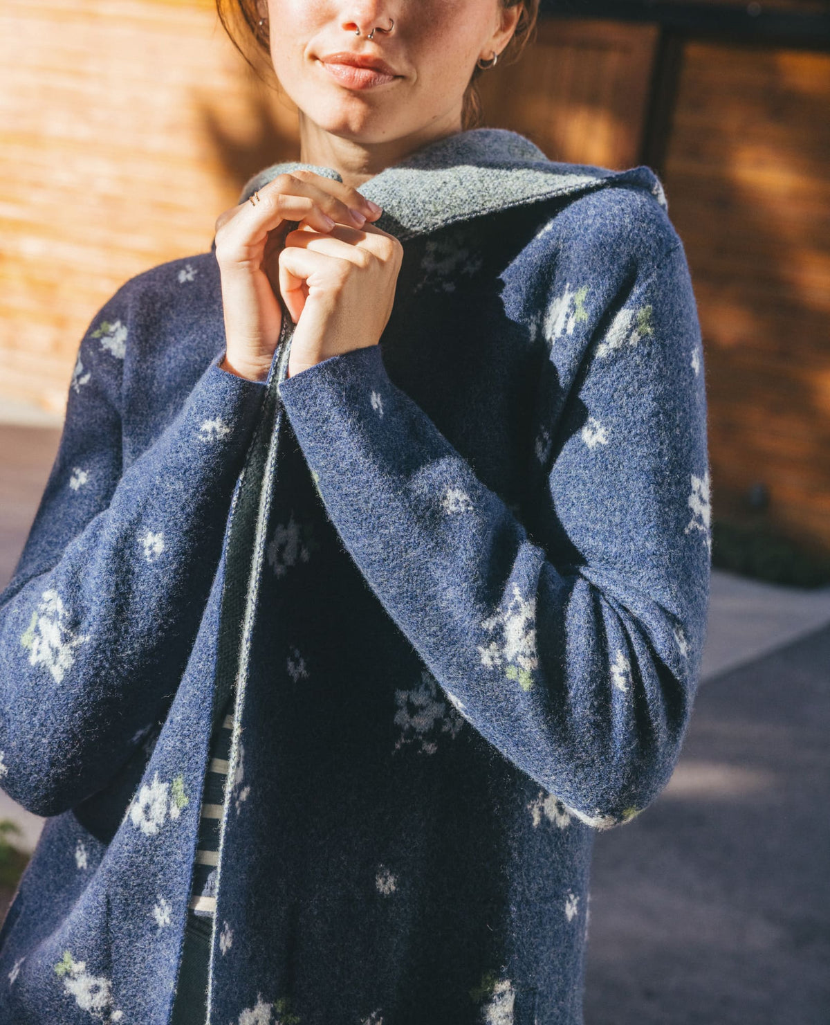 Heartfelt Merino Wool Open Front Cardigan Hoodie  | Toad&Co Women