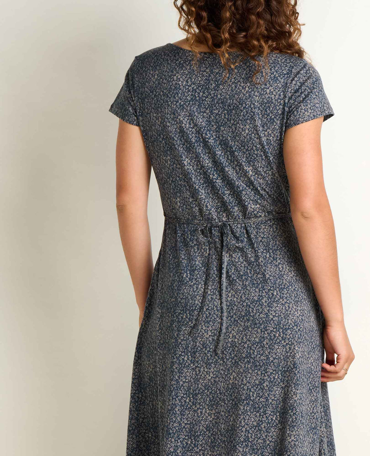 Rose Short Sleeve V-Neck Midi Dress - Soft with Stretch  | Toad&Co Women