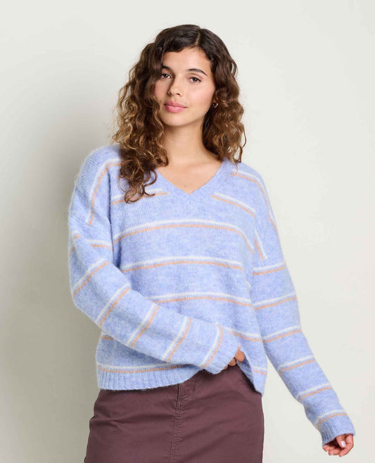 Women's Toddy Alpaca Merino V-Neck Sweater - Cozy & Soft  | Toad&Co Women