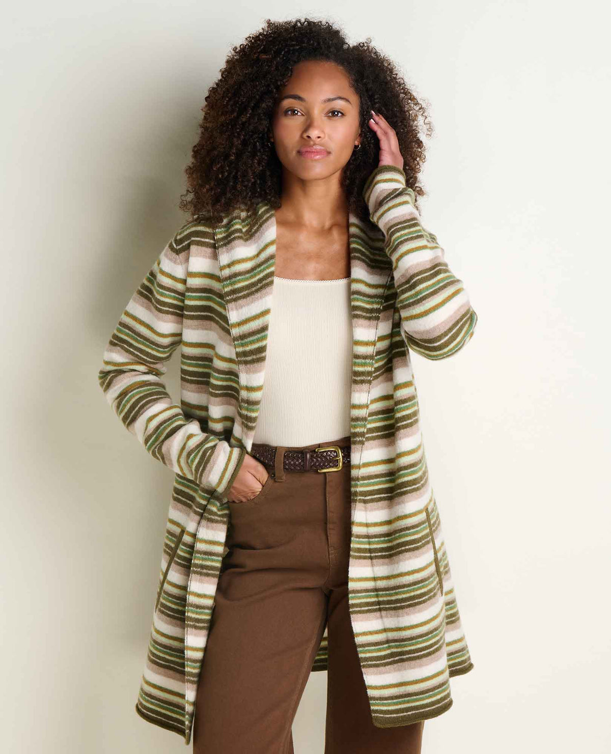 Heartfelt Merino Wool Open Front Cardigan Hoodie  | Toad&Co Women