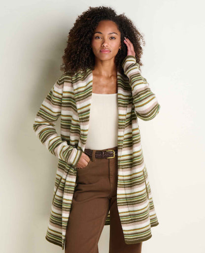Heartfelt Merino Wool Open Front Cardigan Hoodie  | Toad&Co Women