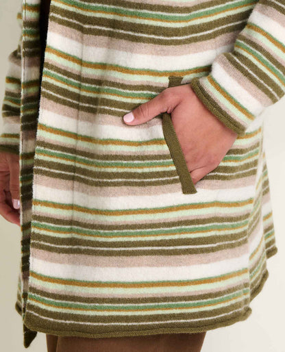 Heartfelt Merino Wool Open Front Cardigan Hoodie  | Toad&Co Women