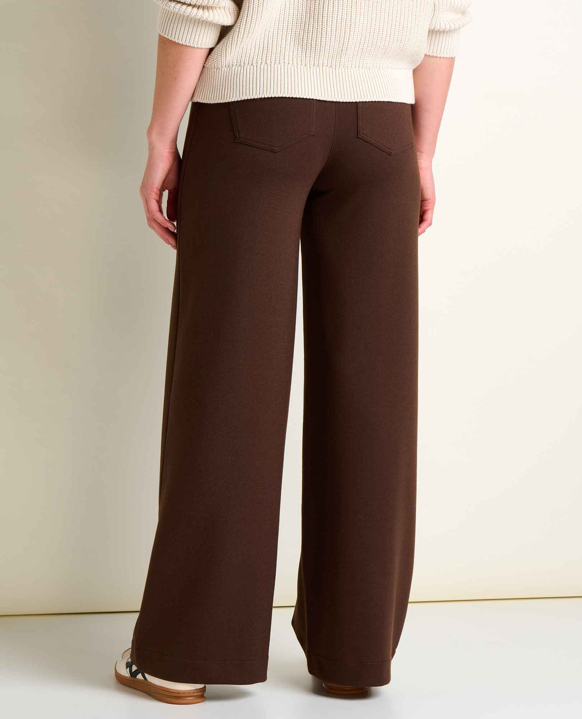 Mason St. Ponte Wide Leg Pant Chestnut | Toad&Co Women