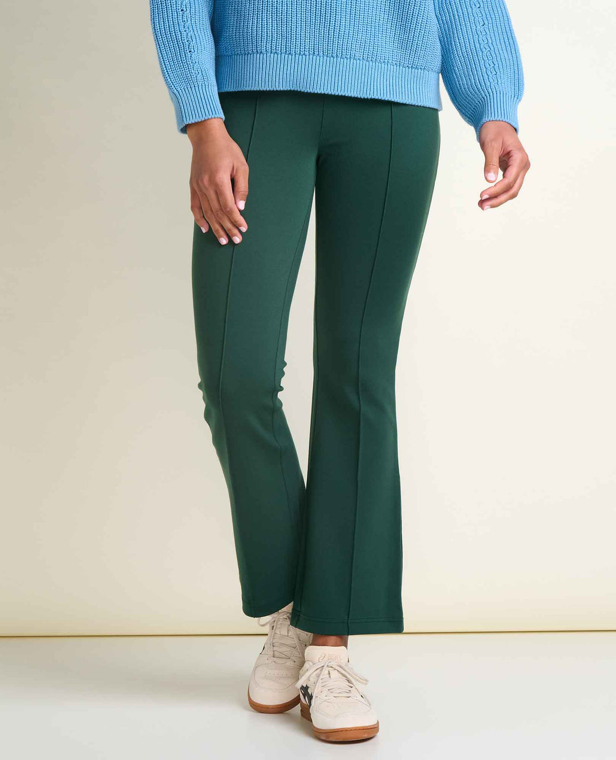 Mason St. Ponte Kick Flare Pant Cilantro | Toad&Co Women