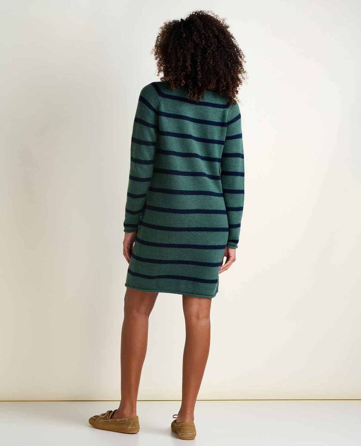 Alpineglo Roll Neck Sweater Dress - Organic Cotton & Wool  | Toad&Co Women