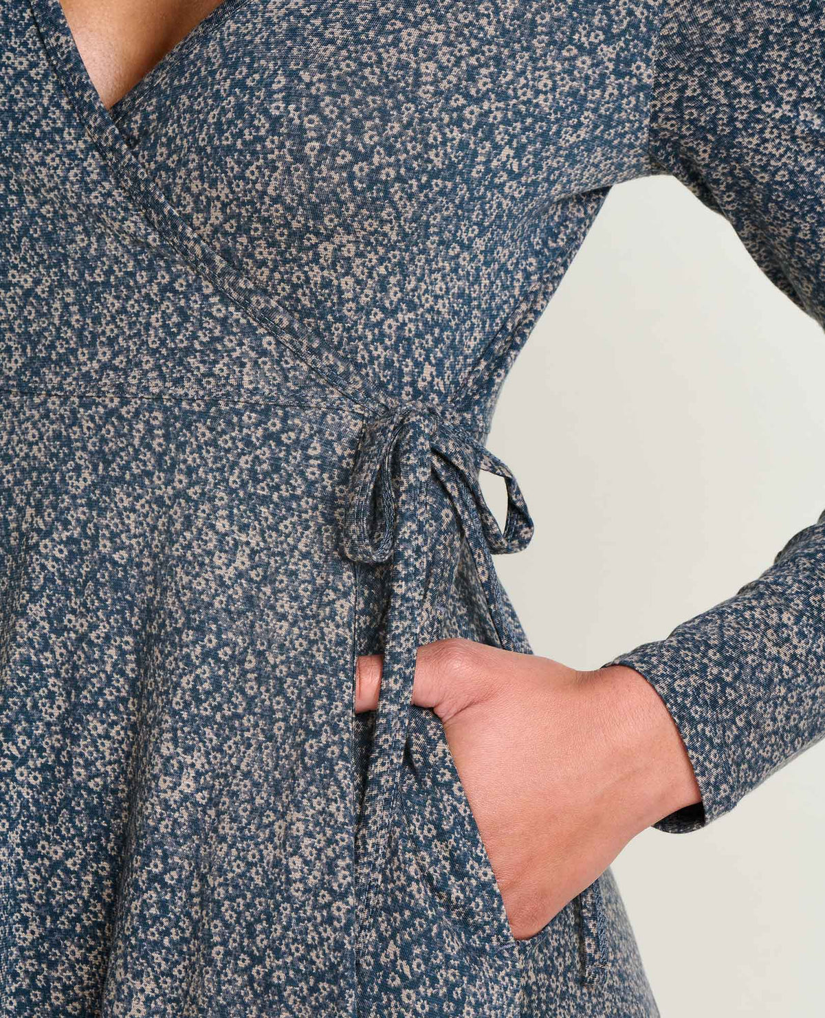 Freesia Long Sleeve Wrap Dress - Soft, Stretchy & Eco-Friendly  | Toad&Co Women