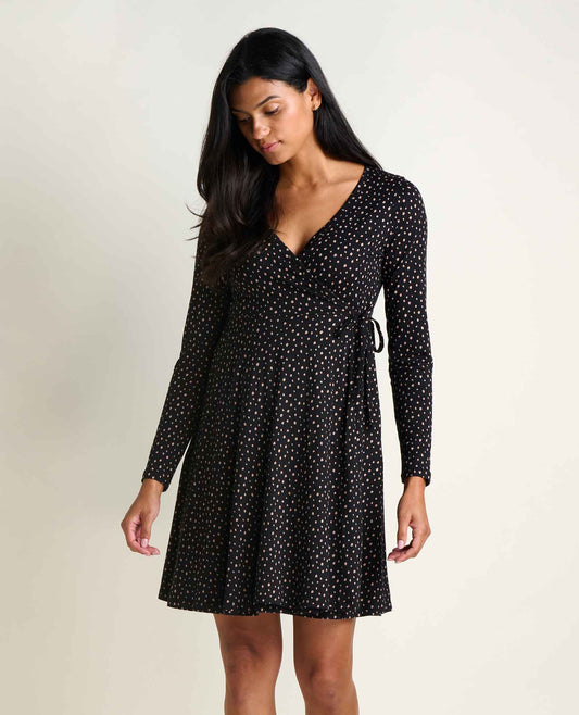 Freesia Long Sleeve Wrap Dress - Soft, Stretchy & Eco-Friendly  | Toad&Co Women