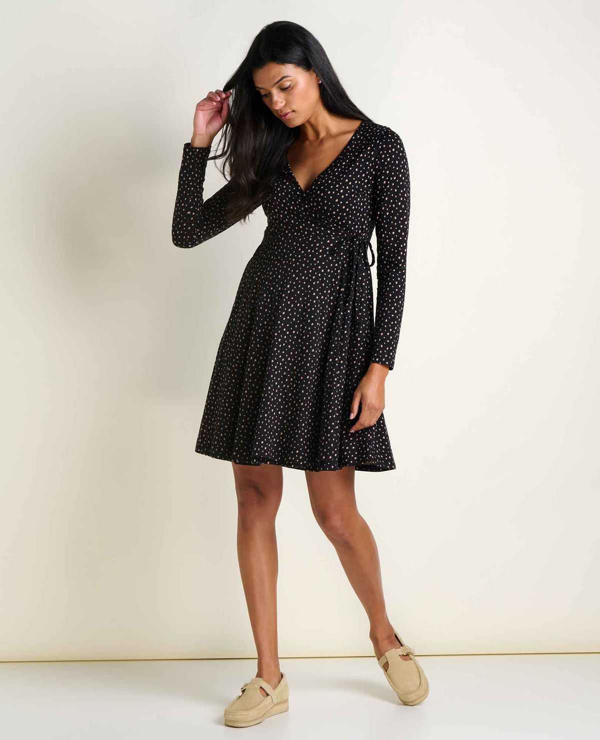 Freesia Long Sleeve Wrap Dress - Soft, Stretchy & Eco-Friendly  | Toad&Co Women