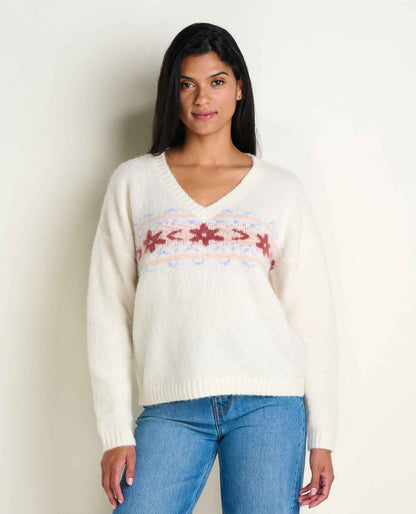 Women's Toddy Alpaca Merino V-Neck Sweater - Cozy & Soft  | Toad&Co Women