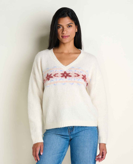 Women's Toddy Alpaca Merino V-Neck Sweater - Cozy & Soft  | Toad&Co Women