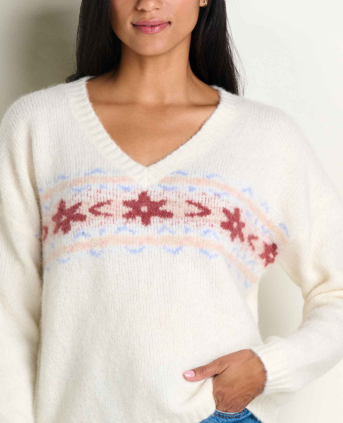 Women's Toddy Alpaca Merino V-Neck Sweater - Cozy & Soft  | Toad&Co Women