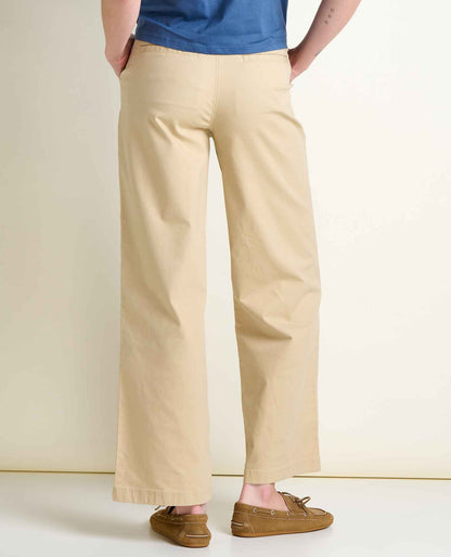 Earthworks Wide Leg Chino Dust | Toad&Co Women