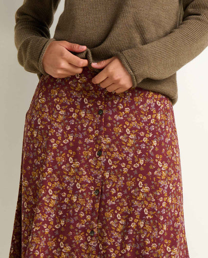 Manzana Organic Cotton Midi Skirt  | Toad&Co Women