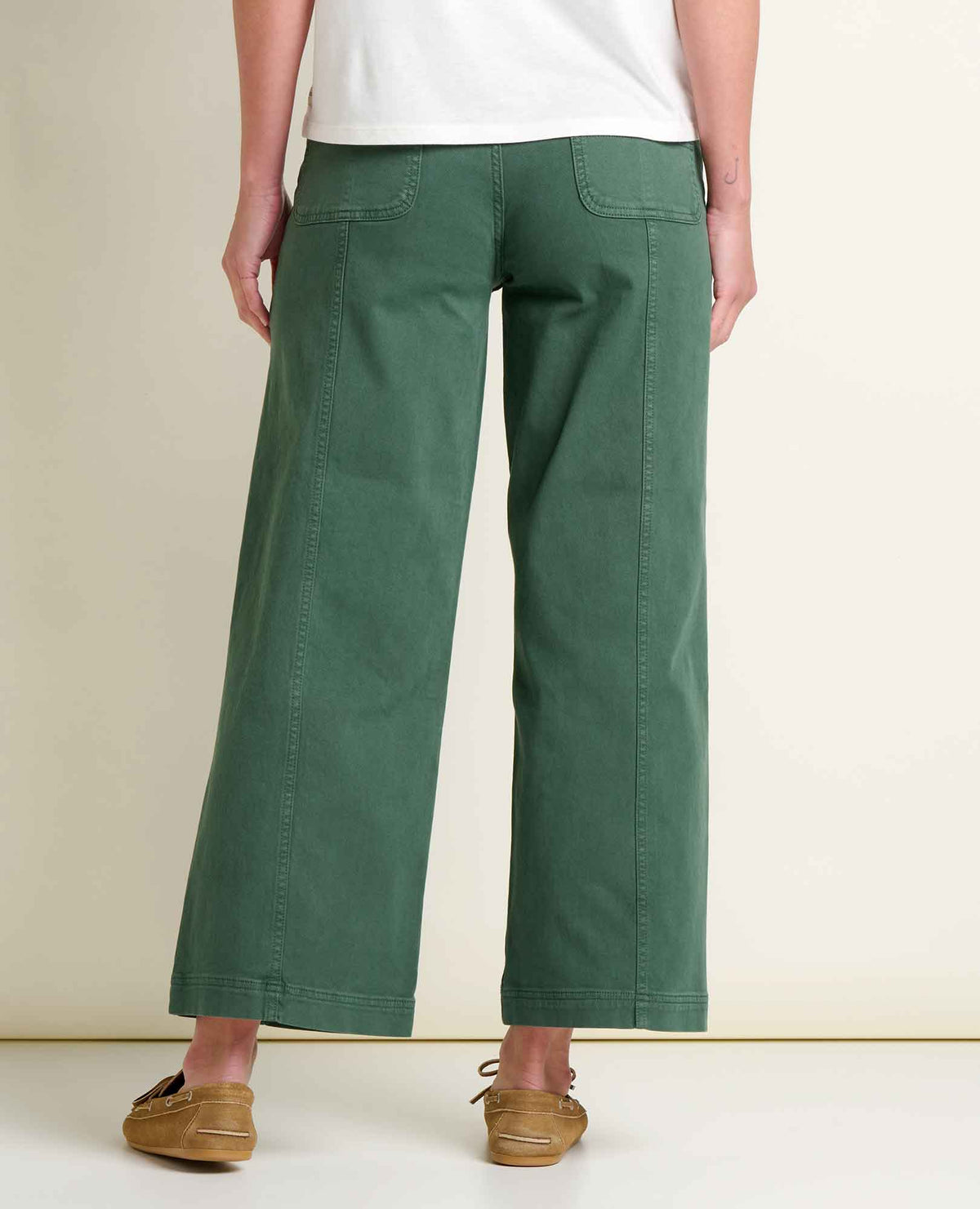 Linden Canvas Wide Leg Sailor Pant - Organic Cotton  | Toad&Co Women