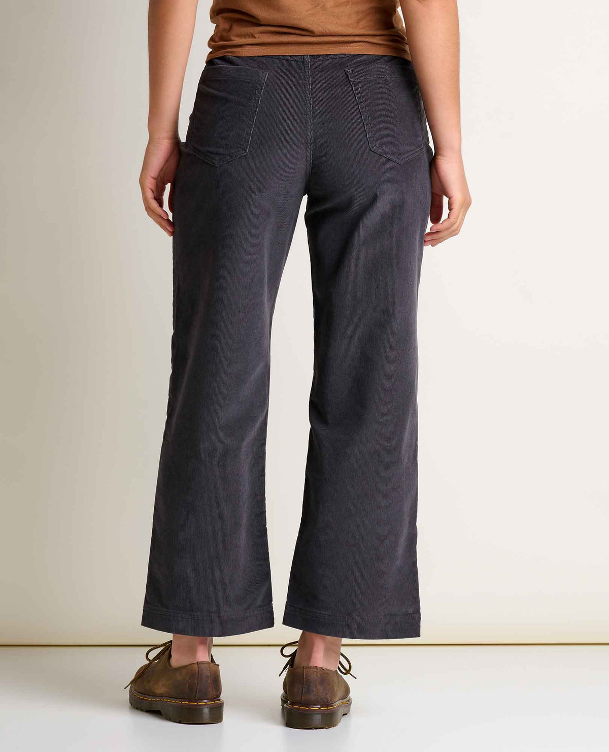 Women's Corduroy Wide Leg Crop Pant Soot | Toad&Co Women