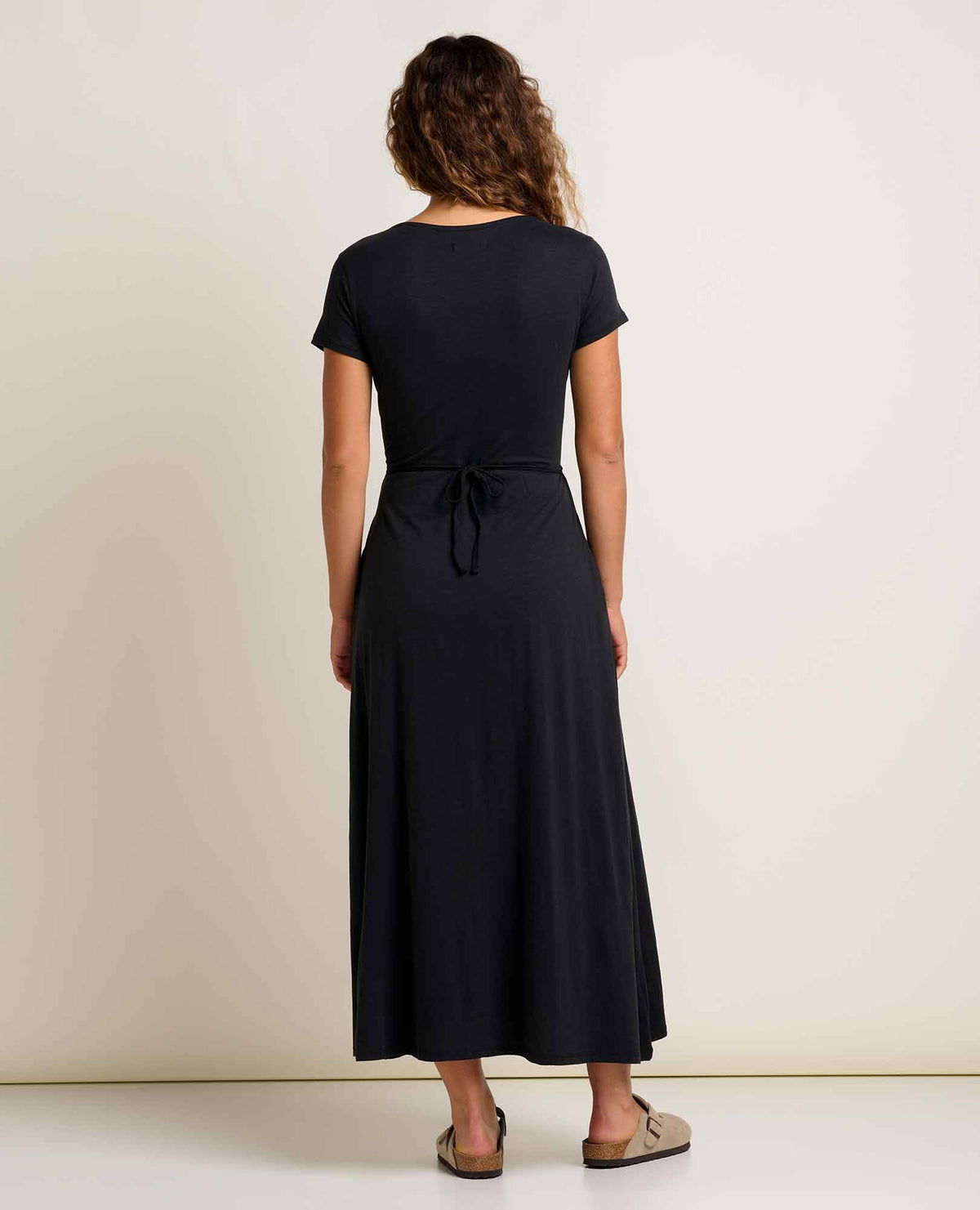 Rose Short Sleeve V-Neck Midi Dress - Soft with Stretch  | Toad&Co Women