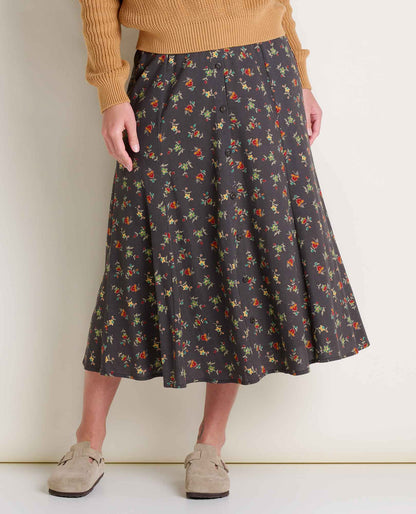 Manzana Organic Cotton Midi Skirt  | Toad&Co Women