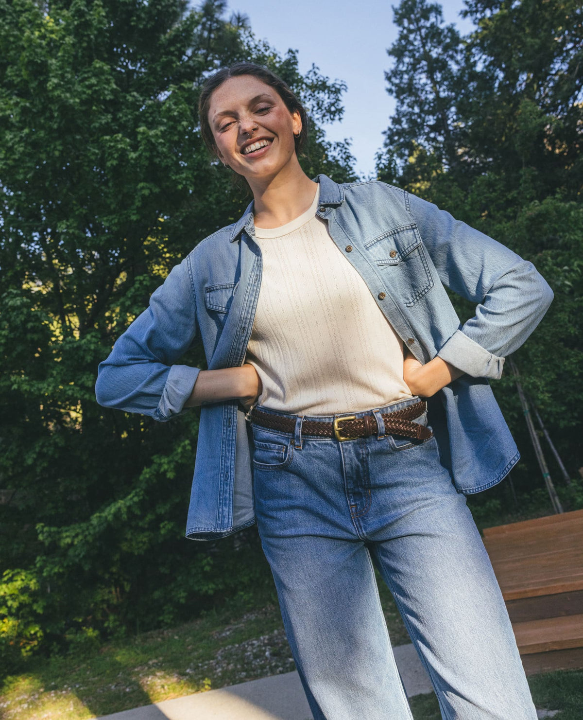 Women's Piñon Soft Denim Shirt  | Toad&Co Women