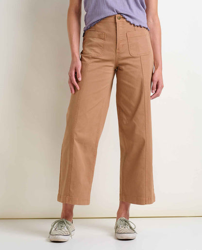 Linden Canvas Wide Leg Sailor Pant - Organic Cotton  | Toad&Co Women