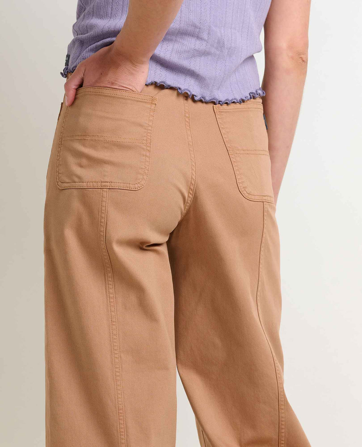 Linden Canvas Wide Leg Sailor Pant - Organic Cotton  | Toad&Co Women