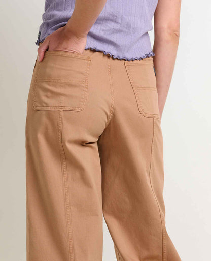 Linden Canvas Wide Leg Sailor Pant - Organic Cotton  | Toad&Co Women