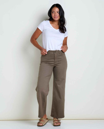 Organic Cotton Wide Leg Denim - Sustainable Jeans by Toad&Co  | Toad&Co Women