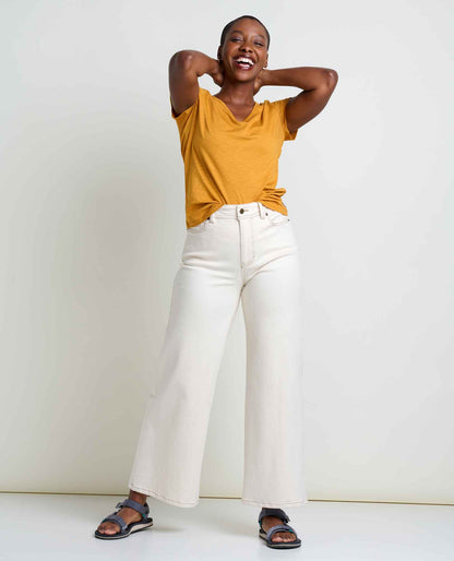 Organic Cotton Wide Leg Denim - Sustainable Jeans by Toad&Co  | Toad&Co Women