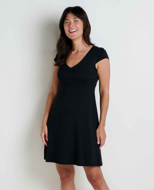 Women's Rosemarie Dress - by Toad&Co Black | Toad&Co Women