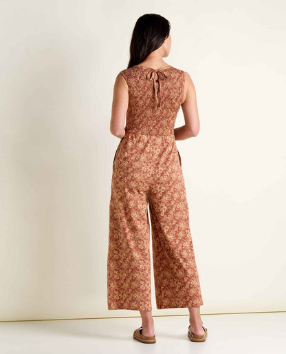 Gemina Tank Jumpsuit - Smocked Bodice Wide-Leg Women's Jumpsuit  | Toad&Co Women