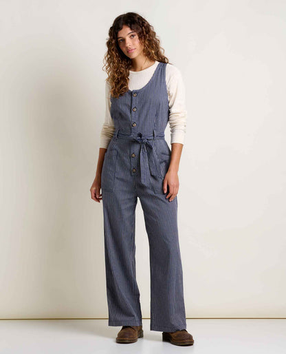 Tarn Sleeveless Wide Leg Jumpsuit - Hemp Blend  | Toad&Co Women