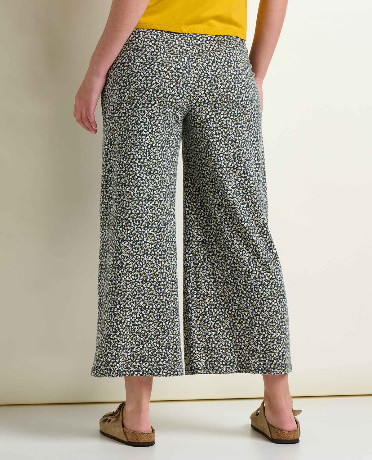 Chaka Wide Leg Pull On Lounge Pant - Versatile & Cozy Midnight Print | Toad&Co Women