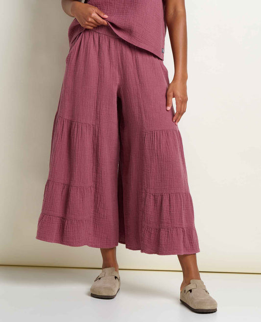 Tate Double Weave Palazzo Pant - Flowy & Wide Leg  | Toad&Co Women