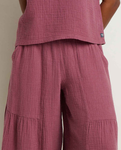 Tate Double Weave Palazzo Pant - Flowy & Wide Leg  | Toad&Co Women