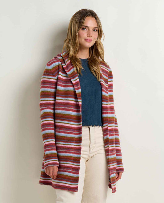 Heartfelt Merino Wool Open Front Cardigan Hoodie  | Toad&Co Women