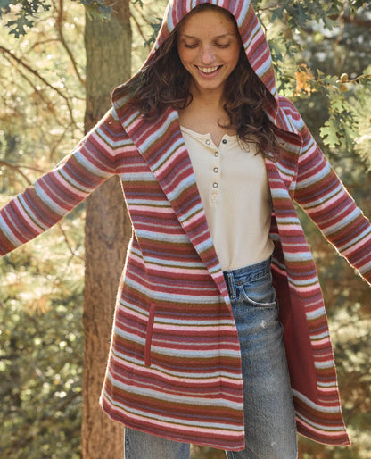 Heartfelt Merino Wool Open Front Cardigan Hoodie  | Toad&Co Women