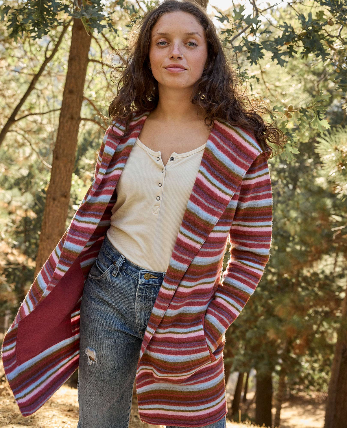 Heartfelt Merino Wool Open Front Cardigan Hoodie  | Toad&Co Women