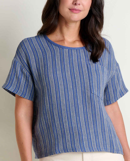 Tate Double Weave Shirt - Organic Cotton & Travel Ready  | Toad&Co Women