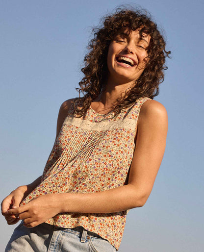 Manzana Pin Tuck Tank - 100% Organic Cotton Pintuck Tank Top  | Toad&Co Women