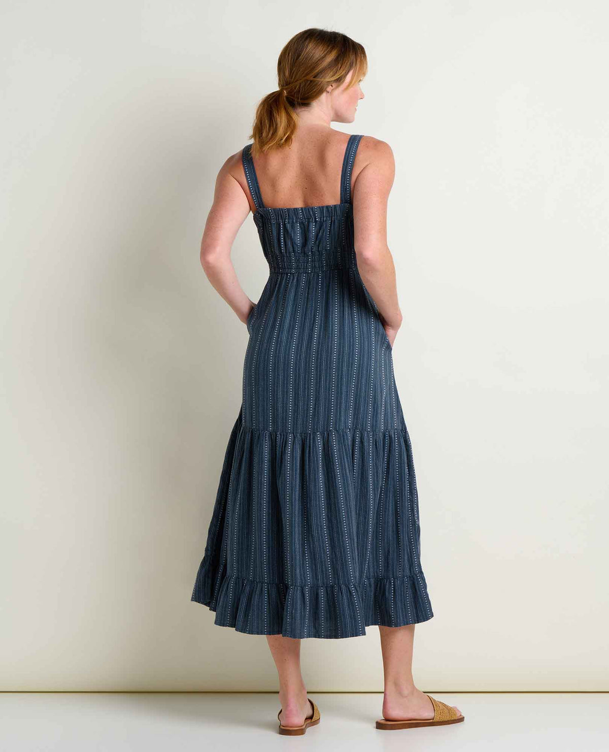 Taj Hemp Tiered Midi Dress - Sustainable Hemp & TENCEL™ Linen-Feel Dress  | Toad&Co Women