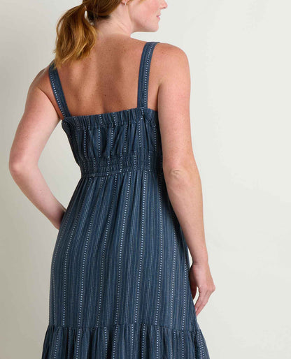 Taj Hemp Tiered Midi Dress - Sustainable Hemp & TENCEL™ Linen-Feel Dress  | Toad&Co Women
