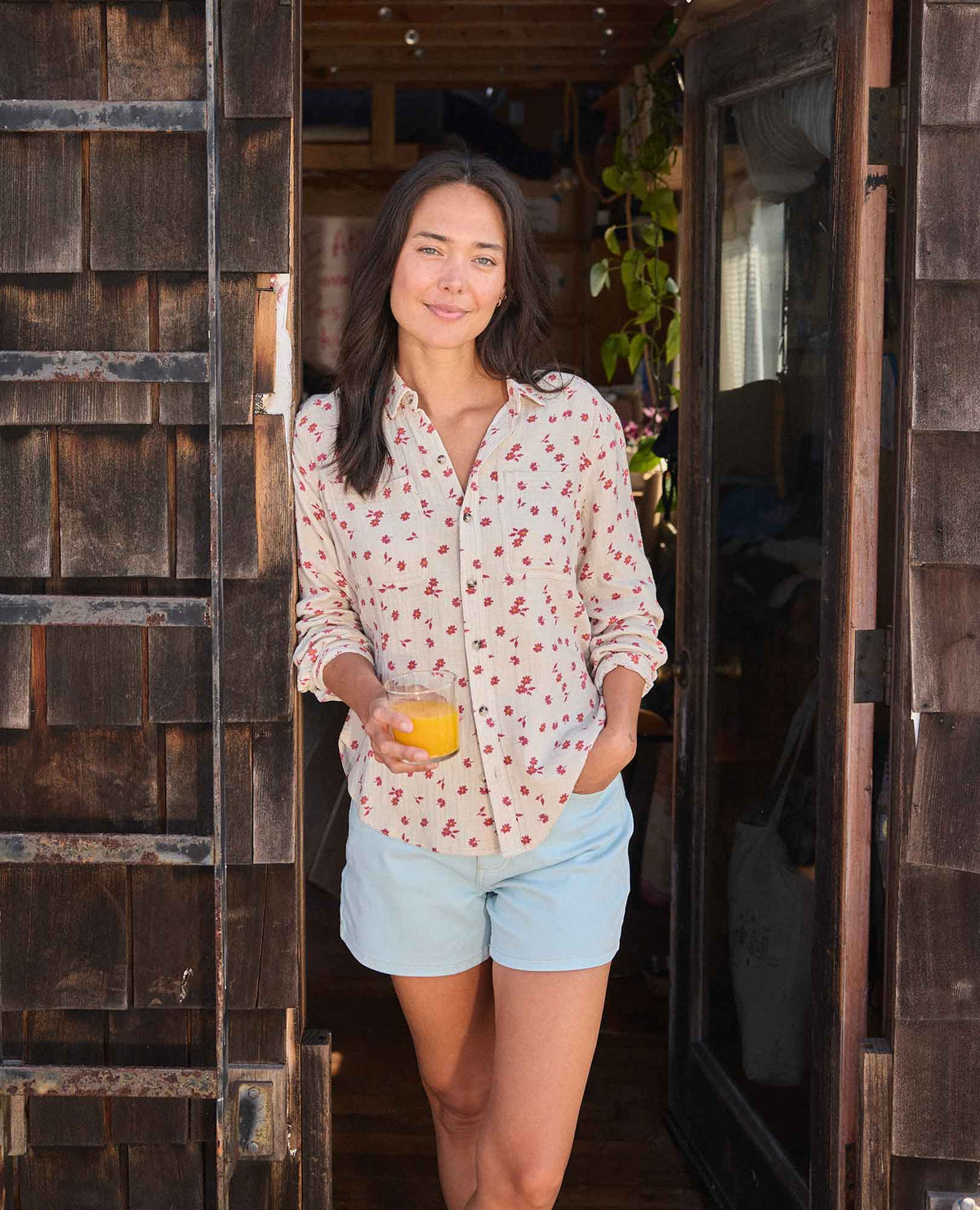 Tate Long Sleeve Shirt - Hemp & Organic Cotton Travel Shirt  | Toad&Co Women