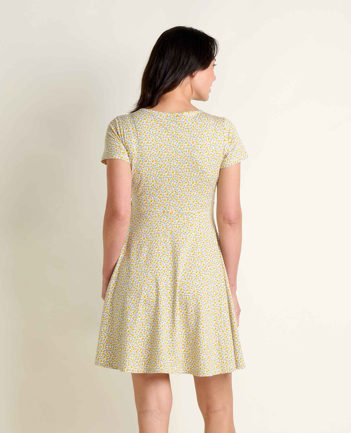 Freesia Wrap Dress - Organic Cotton V-Neck Wrap Dress with Pockets  | Toad&Co Women